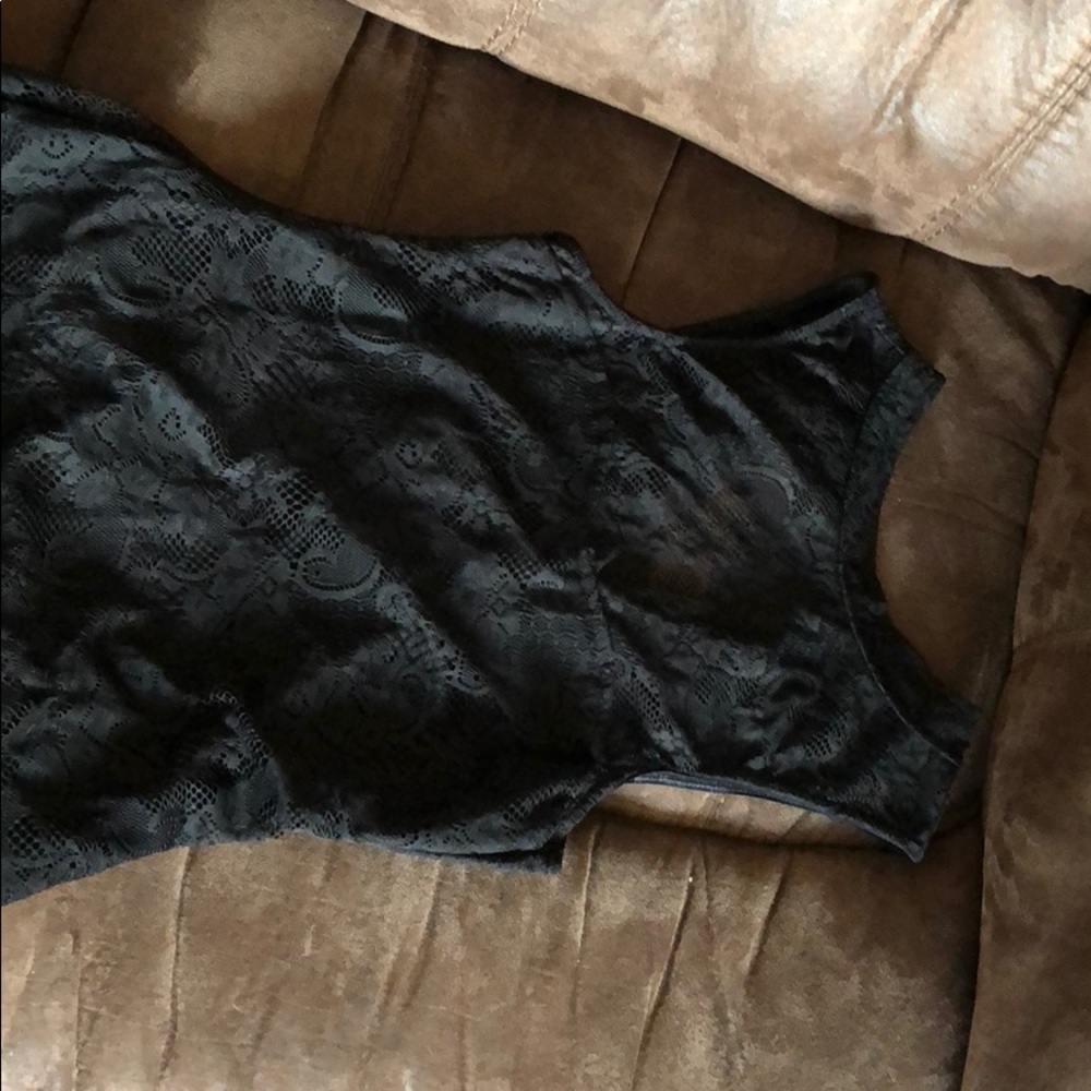 Black lace dress